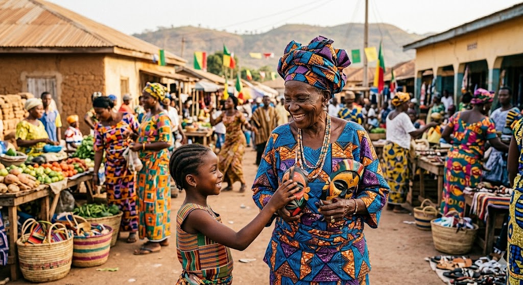 Marché africain — transmission intergénérationnelle, diversité culturelle